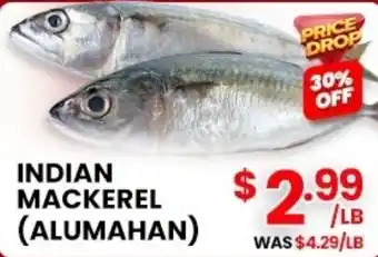 Seafood City Indian Mackerel (Alumahan) offer