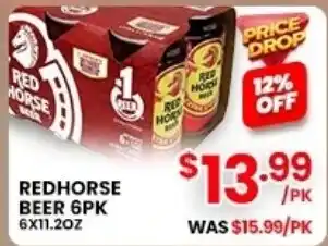Seafood City Red Horse Beer offer