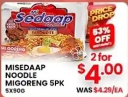 Seafood City Misedaap Noodle Migoreng 5pk offer