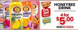 Seafood City Honeybee Drink offer