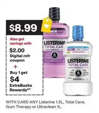CVS Listerine Total Care offer