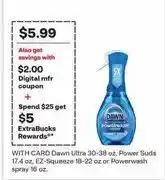 CVS Dawn Ultra 30-38 oz offer