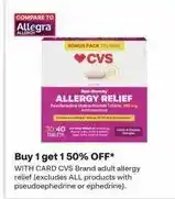 CVS CVS brand adult allergy relief offer