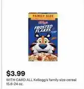 CVS Kellogg's frosted flakes offer