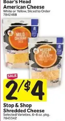 Stop&Shop Stop & Shop Shredded Cheese offer