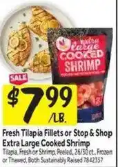 Stop&Shop Stop & Shop Extra Large Cooked Shrimp offer