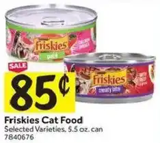 Stop&Shop Friskies Cat Food offer