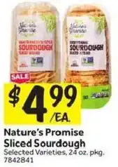 Stop&Shop Nature's Promise Sliced Sourdough offer