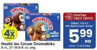 Nestle ice cream drumsticks