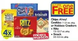 ACME Chips Ahoy! Cookies or Nabisco Crackers Ritz offer