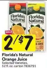 Stop&Shop Florida's Natural Orange Juice offer