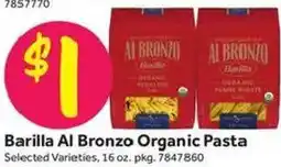Stop&Shop Barilla Al Bronzo Organic Pasta offer