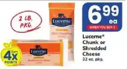 ACME Lucerne Chunk or Shredded Cheese offer