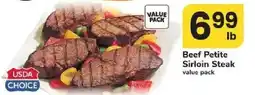 ACME Beef Petite Sirloin Steak offer