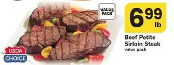 ACME Beef Petite Sirloin Steak offer
