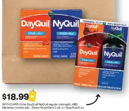 CVS Vicks DayQuil/NyQuil regular strength, HBP, Diabetes combo pks., offer