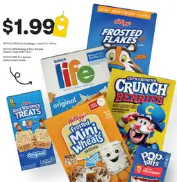 CVS Select Kellogg's cereal, Kellogg's Rice Krispies or ALL Quaker offer