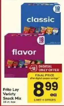 ACME Frito Lay Variety Snack Mix offer