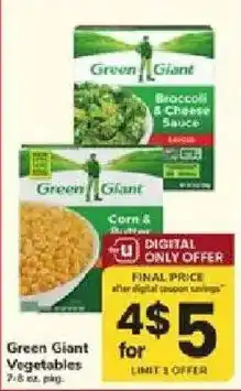 ACME Green Giant Vegetables offer