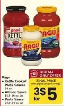 ACME Ragu Kettle Cooked Pasta Sauces offer