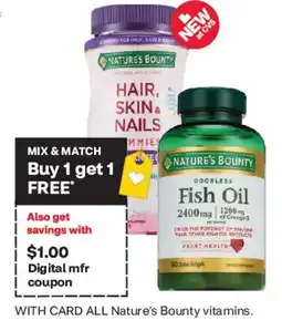 CVS Nature's Bounty Fish Oil offer