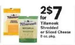 ACME Tillamook shredded or sliced cheese offer