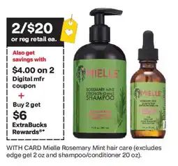 CVS Mielle Rosemary Mint hair care offer