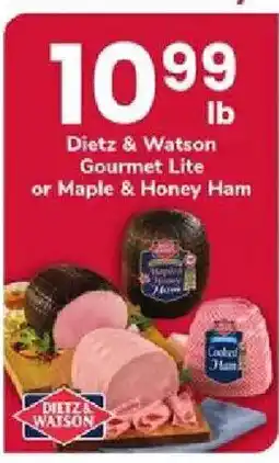 ACME Dietz & Watson Gourmet Lite or Maple & Honey Ham offer