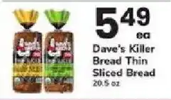 ACME Dave's Killer Bread Thin Sliced Bread offer