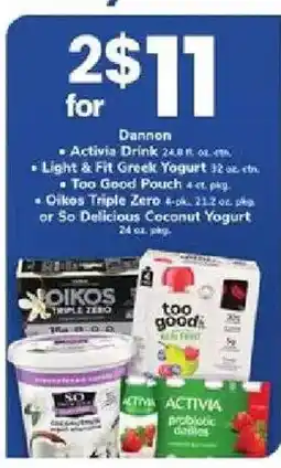 ACME Dannen Activia Drink offer
