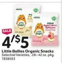 Stop&Shop Little Bellies Organic Snacks offer