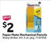 Stop&Shop Paper Mate Mechanical Pencils Sharp Writer offer