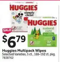 Stop&Shop Huggies Multipack Wipes offer
