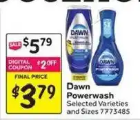 Stop&Shop Dawn Powerwash offer