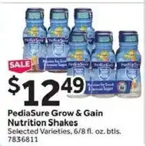 Stop&Shop PediaSure Grow & Gain Nutrition Shakes offer
