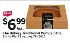 Stop&Shop The Bakery Traditional Pumpkin Pie offer