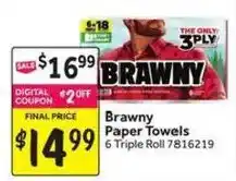 Stop&Shop Brawny Paper Towels offer