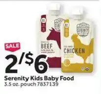 Stop&Shop Serenity Kids Baby Food offer
