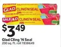 Stop&Shop Glad cling 'n seal offer