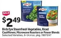 Stop&Shop Birds Eye Steamfresh Vegetables offer