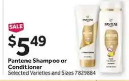 Stop&Shop Pantene Shampoo or Conditioner offer