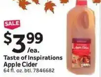 Stop&Shop Taste of Inspirations Apple Cider offer
