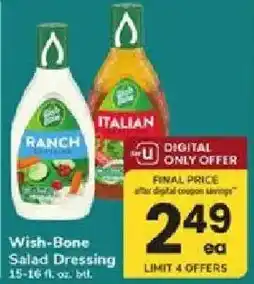ACME Wish-Bone Salad Dressing offer