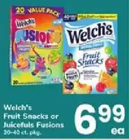 ACME Welch's Fruit Snacks or Juicefuls Fusions offer