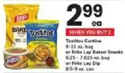 ACME Tostitos Cantina or Frito Lay Baked Snacks or Frito Lay Dip offer