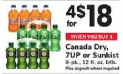 ACME Canada Dry, 7UP or Sunkist offer