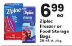 ACME Ziploc Freezer or Food Storage Bags offer