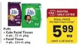 ACME Puffs Cube Facial Tissues offer