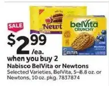 Stop&Shop Nabisco BelVita or Newtons offer