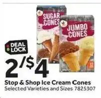 Stop&Shop Stop & Shop Ice Cream Cones offer